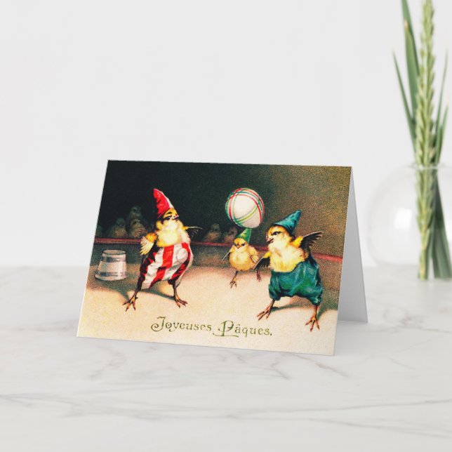 Carte de voeux de Pâques vintage (Devant)