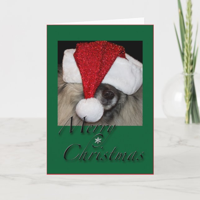 Carte de voeux de pattes de Père Noël (Devant)