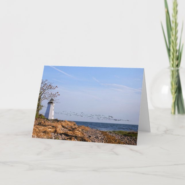 Carte de voeux de phare de Fayerweather (Devant)