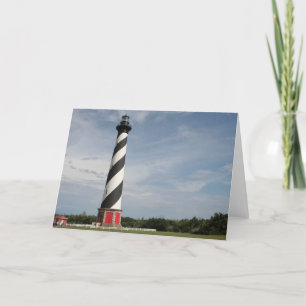 Carte de voeux de phare de Hatteras