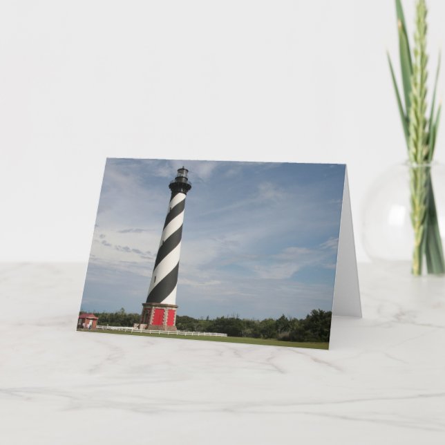 Carte de voeux de phare de Hatteras (Devant)