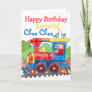 Cartes Train Vapeur D Anniversaire Zazzle Fr