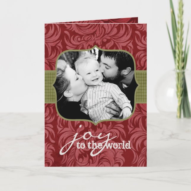 Carte de voeux de photo de Noël (Devant)