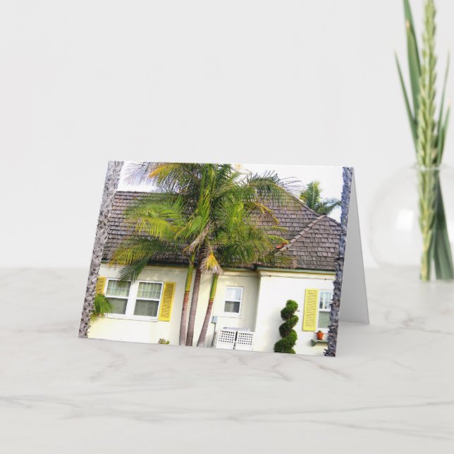 carte de voeux de plage (Devant)