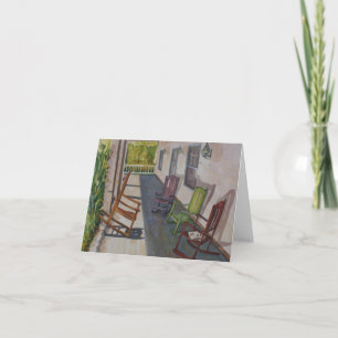 Carte de voeux de porche de Salado le Texas