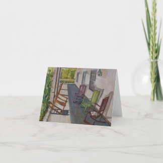 Carte de voeux de porche de Salado le Texas