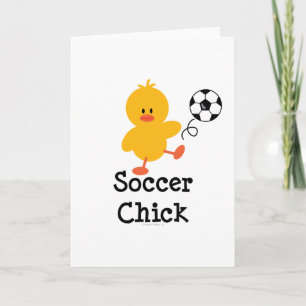 Carte de voeux de poussette de football