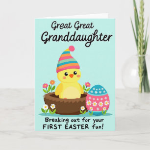 Carte de vœux de printemps avec un bébé oiseau mig