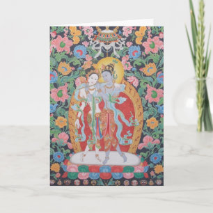 Carte de voeux de Radha-Krishna A