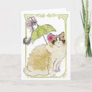 Carte de voeux de Ragdoll
