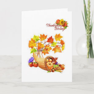 Carte de voeux de remerciement