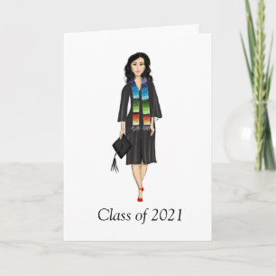 Carte de vœux de remise de diplômes personnalisée