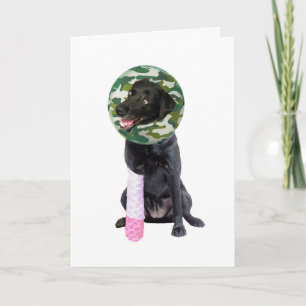 Carte de voeux de reprise rapide et dure