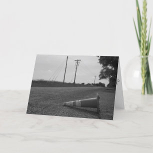 Carte de vœux de rétablissement "À peine au travai