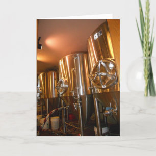 Carte de vœux de rétablissement "Antique Brewhouse
