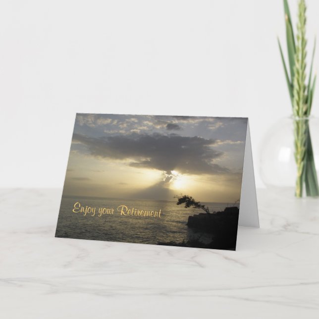 Carte de voeux de retraite pour les collègues (Devant)