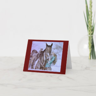 Carte de voeux de rêve de Cowgirl