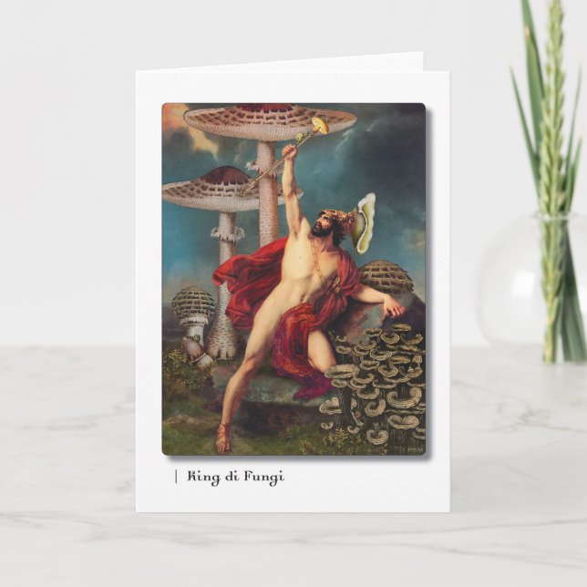Carte de voeux de roi di Fungi Tarot (Devant)