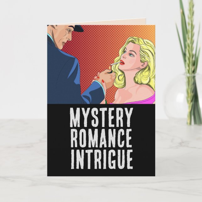 Carte de vœux de ROMANCE DE COUPLE D'ANNIVERSAIRE  (Devant)