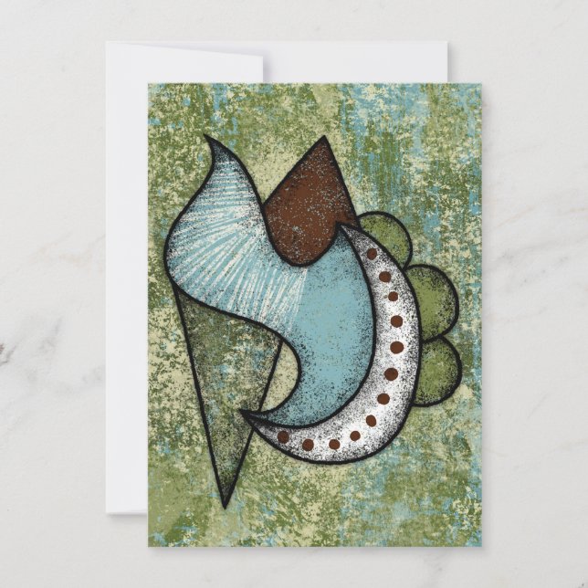 Carte de voeux de route Pittoresque (Devant)