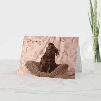 Carte de voeux de Saint-Valentin de carlin de