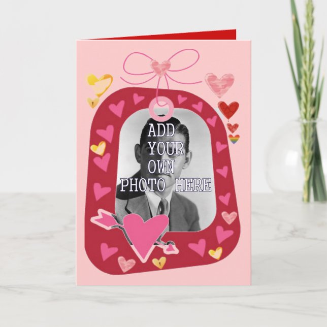 Carte de voeux de Saint-Valentin personnalisable - (Devant)
