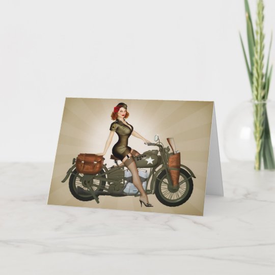 Carte De Voeux De Sergent Davidson Motorcycle Zazzle Fr