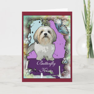 Carte de voeux de Shih Tzu