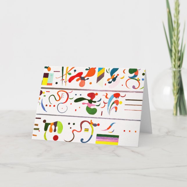 Carte de voeux de succession de Kandinsky (Devant)