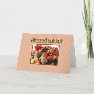 Carte de voeux de Sukkot