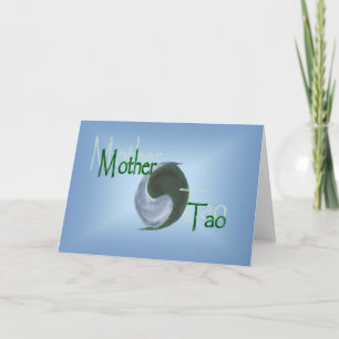 Carte de voeux de Tao Yin Yang de mère