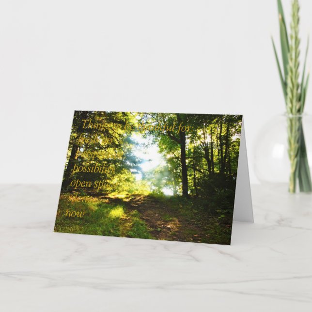 Carte de voeux de thanksgiving (Devant)