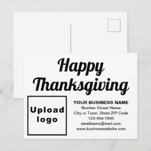 Carte de voeux de Thanksgiving et Noël pour les en