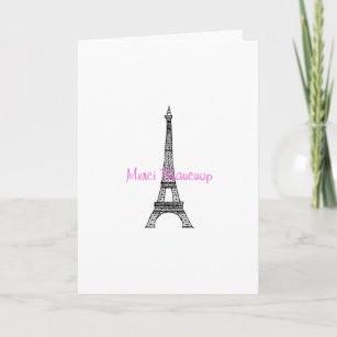 Carte de voeux de Tour Eiffel