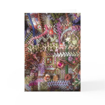 Carte de voeux de travail de toile