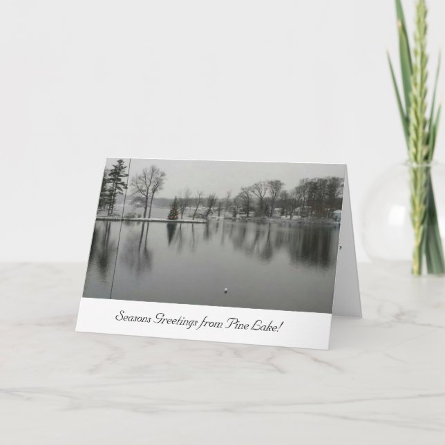 Carte de voeux de vacances (Devant)