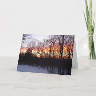 Carte de voeux de vacances