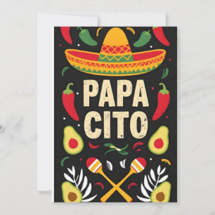 Carte de vœux de vacances aux maracas mexicaines