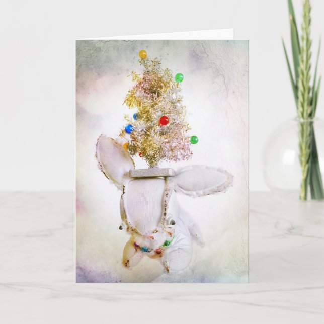 Carte de voeux de vacances de Noël avec Aldo un (Devant)