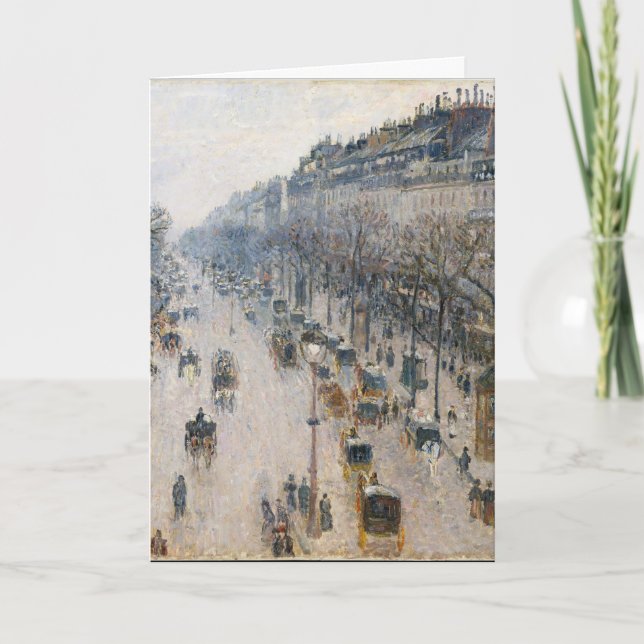 Carte de vœux de vacances française (Devant)