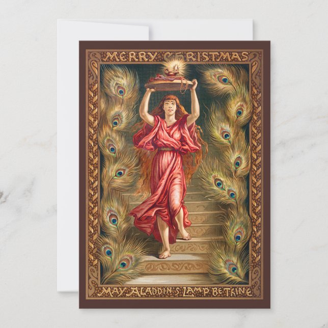 Carte de vœux de vacances Que la lampe d'Aladdin s (Devant)