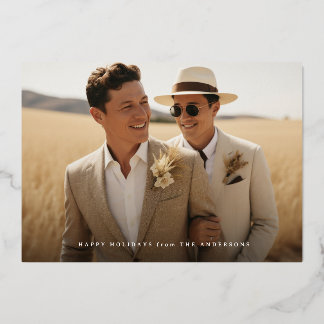 Carte de voeux de vacances très mariée