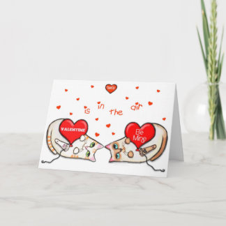 Carte de voeux de Valentine de l'amoureux des