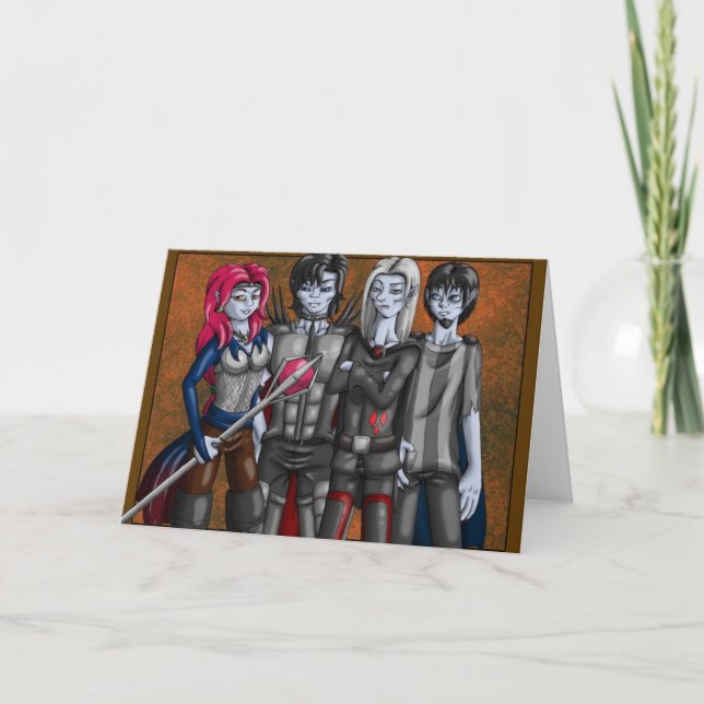 Carte de voeux de vampires (Devant)