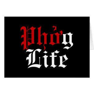 Carte de voeux de vie Phở g