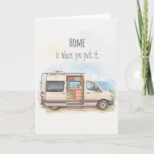 Carte de vœux de voyage Van Life