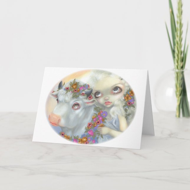 Carte de voeux de "Zeus et d'Europa" (Devant)