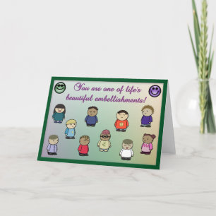 Carte de voeux d'embellissement de la vie