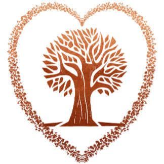 Carte de vœux d'encouragement et de bonté Tree Lov
