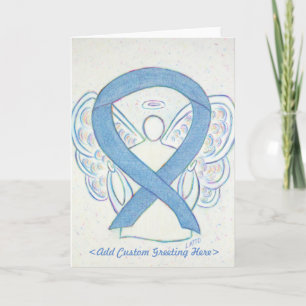 Carte de voeux Denim Ribbon Angel